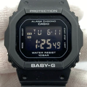 Casio Women's Digital Watch Baby-G Chronograph Black Resin Strap BGD-565-1CR - Picture 1 of 10