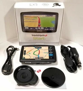 TomTom Start 55T Portable 5" GPS Set USA & Canada Maps + Lifetime Traffic 55 - Picture 1 of 4