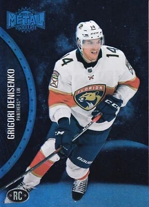 2021-22 Skybox Metal Universe Rookie Blue Grigori Denisenko #153 RC Panthers - Picture 1 of 2
