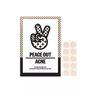 PEACE OUT Skincare Acne Dots, Hydrocolloid Pimple Patches Help Clear Blemishes - Picture 1 of 1