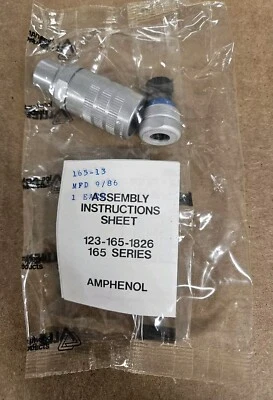 Amphenol Connector 123-165-1826. 165 Series. 165-13 - Image 1 of 4