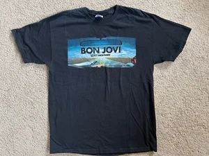 2000s Bon Jovi Band T Shirt L 2007 Lost Highway - Picture 1 of 3