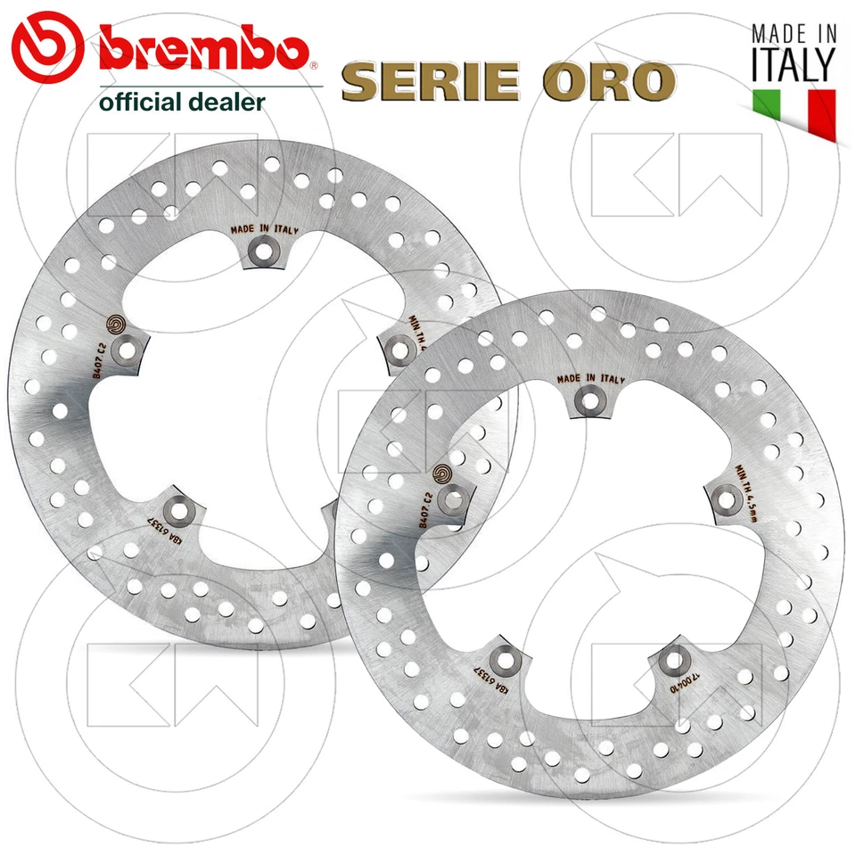 COPPIA DISCHI FRENO BREMBO ANTERIORI YAMAHA XP T-MAX ABS 530 2012 Foto 1 de 2