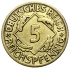 Deutsches Reich - Weimarer Republik - Münze - 5 Reichspfennig 1926 F