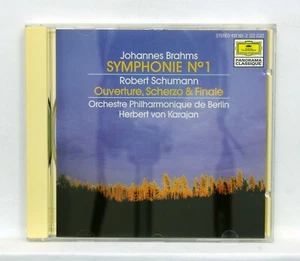KARAJAN - BRAHMS Sinfonie Nr.1 SCHUMANN - DGG CD Vollsilber NM - Bild 1 von 2