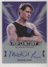 2019 Leaf Pop Century Purple 8/15 Michael Pare #BA-MP1 Auto 00gy