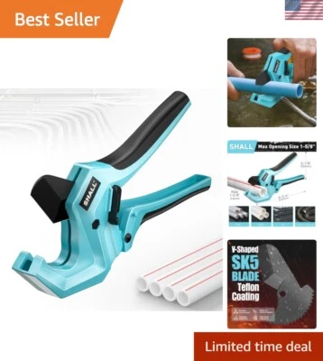 1-5/8” Pipe Cutter with High-Performance SK5 Blade and Safety Lock - Image 1 of 4