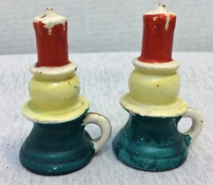 Salero y pimentero vintage velas de Navidad Japón - Imagen 1 de 5