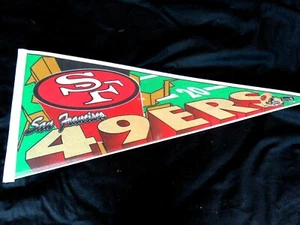 San Francisco 49er Vintage felt like pennant. 1994 football memorabilia. 30 X 12 - Picture 1 of 1