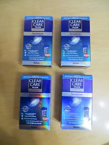 4 pack Clear Care Triple Action Cleaning and Disinfecting Solution - 3 fl oz