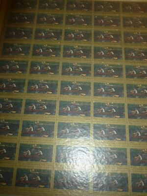 1967 Thomas Eakins Beglin Brothers Racing 5 Cent Stamp Sheet of 50 Mint 1335 - Image 1 of 2