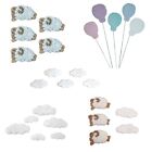 Baby Photography Props Wool Felt Clouds Sheep Balloons Photo Decorations
