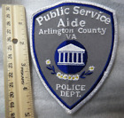 Public  Service Aide Police Dept. Patch Arlington County Virginia Collectible