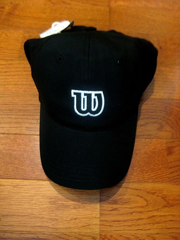 Wilson Youth W Tour Cap  - Brand New!   Choice of Black or White - Image 1 of 1