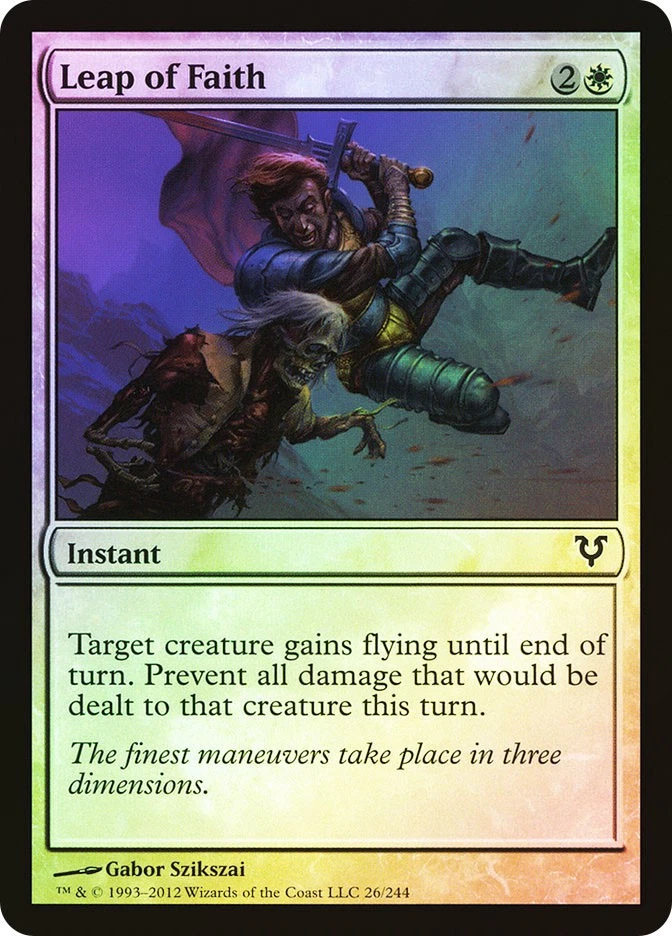 MTG FOIL Leap of Faith  - Avacyn Restored #026 - Image 1 of 1