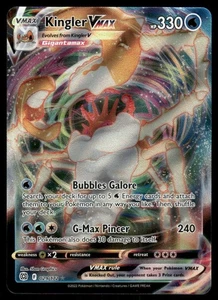Pokemon Tcg Kingler VMAX #29 Pokemon Brilliant Stars casi nuevo - Imagen 1 de 2