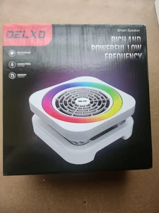 Delxo Bluetooth Speaker with Fan Rechargeable, Wireless Bluetooth Speakers - Picture 1 of 8