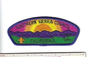 DISTINTIVO TOPPA DY SCOUT BSA CSP SOUTH SIERRA COUNCIL CALIFORNIA BLU RE PB CA FDL - Foto 1 di 1