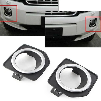 2pcs Front Bumper Fog Lamp Cover Bezel Fit Land Rover Freelander 2 2014-2016 - Image 1 of 4