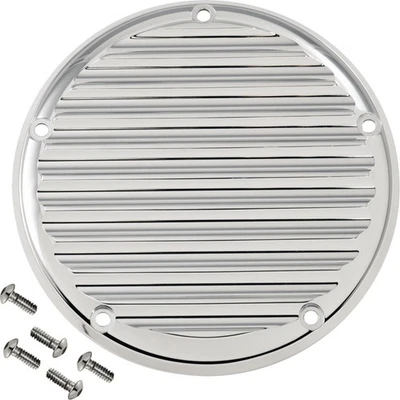 Cubierta Derby Máquina Joker - 5 Agujeros - Aletas - Cromo para M8 Softail 06-965-3 Foto 1 de 3