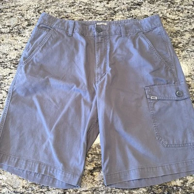 Pantalones Cortos VANS Para Hombres 36 Gris Bolsillos de Carga Skateboarding 11" Entrepierna Algodón Informal Foto 1 de 3