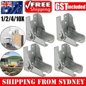 UP 10X 90 Degree Self-Locking Folding Hinge Sofa Bed Lift Support Cabinet Hinges - Picture 1 of 10