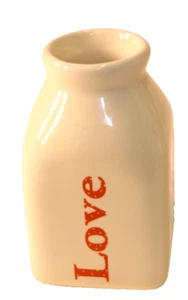 Mini vaso ceramica LOVE San Valentino - Foto 1 di 3