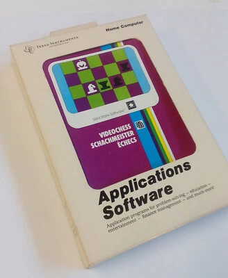 Video Schach - Schachmeinster und persönliche Aufzeichnung für TI99/4A Patronen - Bild 1 von 4