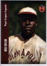 2020 Dreams Fulfilled Negro Leagues Legends #100 Ben Taylor /5000 Indianapolis