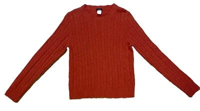 J. Crew Women's Merino Wool/Rabbit Hair/Cashmere Burnt Orange Sweater Size M - Image 1 of 4