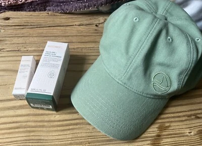 New Biossance Lot:  Squalane + Amino Cleanser & Pro Peptide Lip Perfector & Hat - Image 1 of 4