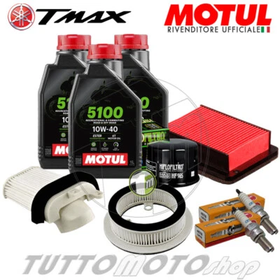 TM147 TAGLIANDO YAMAHA T-MAX 530 2012 2013 2014 2015 2016 OLIO FILTRI CANDELE - Immagine 1 di 4