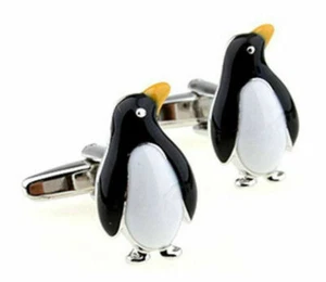 Pinguin Manschettenknöpfe - QHG5 - Bild 1 von 4