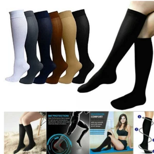 Calcetines deportivos de compresión medias para mujer y hombre hasta la rodilla S/M-XXL - Imagen 1 de 14