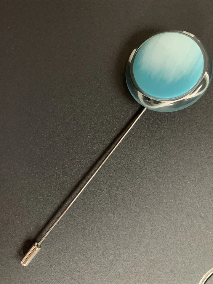 Italienische Designspange Schmuckschliesse Spange Tuchspange Anstecker Schmuck  - Bild 1 von 2