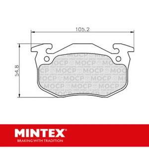 Mintex MDB2868 Pastiglie freno - Foto 1 di 1