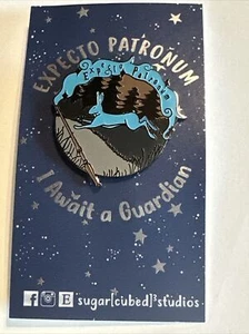 Harry Potter Pin Sugarcubedstudios Expecto Patronum Luna Lovegood Rabbit A Grade - Picture 1 of 11