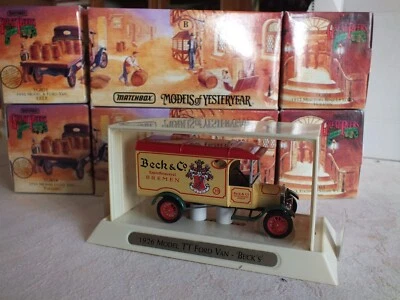 Matchbox YGB2 Ford model TT 1926 BECK'S perfetto scatola - Immagine 1 di 4