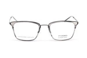 Morel Lightec 30265L NG21 Gray Square Optical Eyeglasses Acetate Frame 54-21-150 - Picture 1 of 4