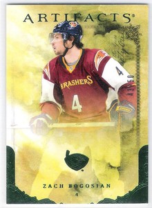 2010-11 UD Artifacts Emerald Zach Bogosian #43/50