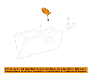 FORD OEM 99-07 F-250 Super Duty-Glove Box Lamp E7DZ14413A - Picture 1 of 2