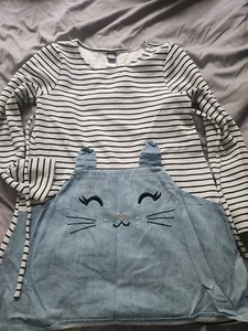 Dollie & Me Cat Dress, Girl's Size 12 - Picture 1 of 3