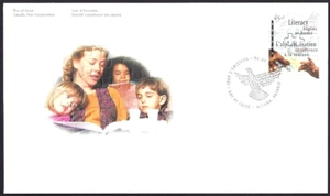 🍁Canada  #B13    "CANADIAN LITERACY"   Brand New  1996 First Day Cover - Picture 1 of 2
