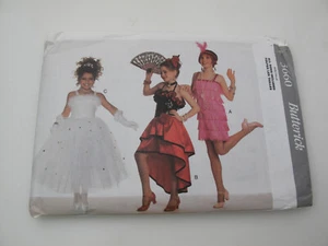 Vintage Butterick 3660 Mädchen XS-L 4-14 Kostüm Ballett Prinzessin Flamenco (U) - Bild 1 von 6