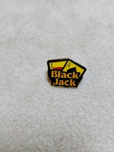 Black Jack Ace & Jack Playing Cards Lapel Pin - Picture 1 of 4