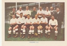 Shermans Pools Searchlight on Famous Teams Trade Fulham 1937/38