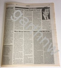 GEORGE W BUSH BUYS THE TEXAS RANGERS BASEBALL TEAM 1989 1st SPORTING NEWS REPORT