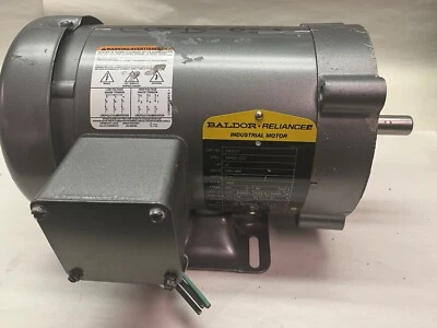 Baldor,CM3537,MOTOR 1/2HP 230/460V 3450RPM 3PH 56C - Image 1 of 4