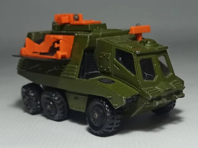MATCHBOX VTG 1975 BATTLE KINGS  K-111 MISSILE LAUNCHER DIE-CAST TOY CAR w/ FLAWS - Image 1 of 4