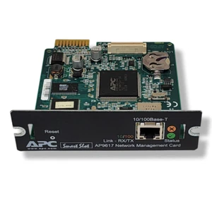 APC AP9617 SMART SLOT NETWORK MANAGEMENT CARD 10/100 BASE-T (5031) π - Picture 1 of 2